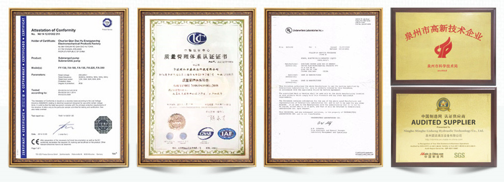 directional hydraulic valve certificate