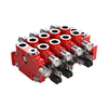 RS160 Sectional Directional Control Valve 60 L/Min 250 Bar Modular Open Center Hydraulic Valve Mobile Machinery