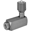 SRVR-10-01.X/5 Pressure Compensated Flow Control Valve 22 L/Min NPTF Inline Hydraulic Flow Control Valve