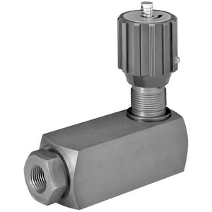 SRVR-10-01.X/5 Pressure Compensated Flow Control Valve 22 L/Min NPTF Inline Hydraulic Flow Control Valve
