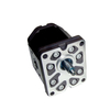 ELI2-D-8.2-T0-D-N Low Noise 8.2 cc/rev Helical Gear Pump with Tapered Shaft European Flange Hydraulic Gear Pump