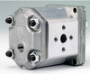 GHM1A-R-7-E2 5.2 cc/rev Aluminum Gear Motor with SAE Mounting Flange Keyed Shaft Compact Hydraulic Gear Motor