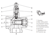 HV Series Pilot Operated Sliding Piston Hydraulic Pressure Relief Valve